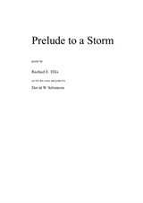 Prelude to a Storm – alto and guitar